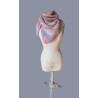 châle aube rose pale